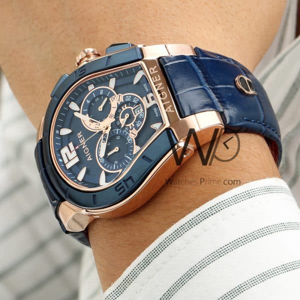 Aigner Palermo Blue Chronograph Watch Men | Watches Prime