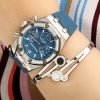 AUDEMARS PIGUET BLUE WATCH RUBBER BLUE BELT | Watches Prime