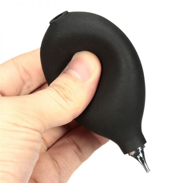 Black Rubber Metal Mouth Air Blower Pump Dust Cleaner