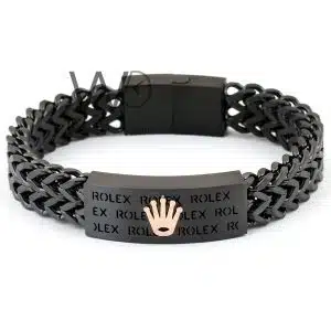 Rolex black stainless steel men's bracelet | Watches Prime