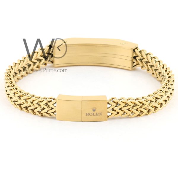 Rolex gold stainless steel men's bracelet | Watches Prime