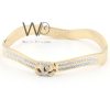 Channel metal gold women bracelet | Watches Prime