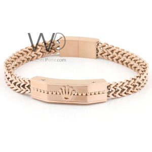 Rolex rose gold stainless steel men's bracelet | Watches Prime   