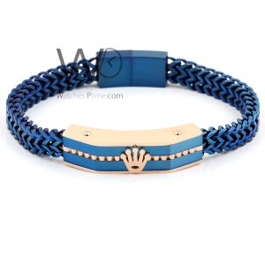 Rolex blue stainless steel men's bracelet | Watches Prime