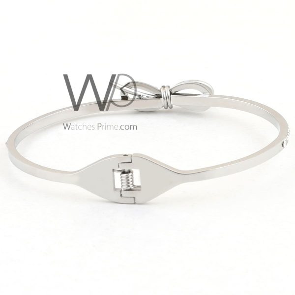 Bowknot women bracelet silver stainless steel | Watches Prime