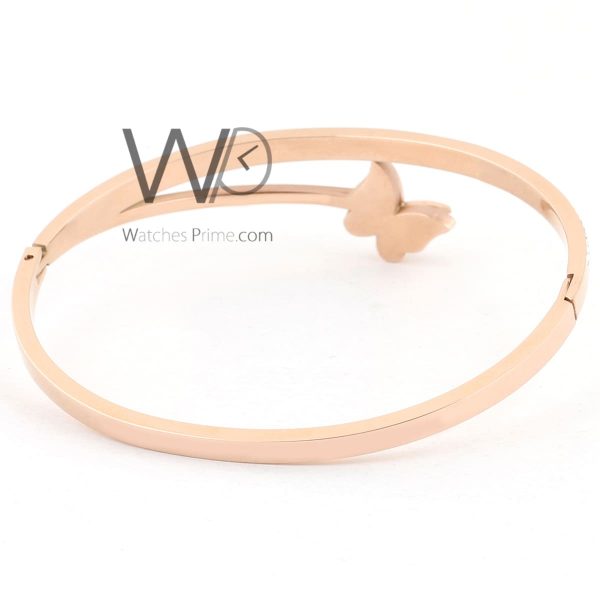 Butterfly women's bracelet rose gold metal | Watches Prime