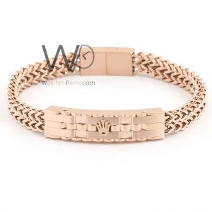 Rolex rose gold stainless steel men bracelet | Watches Prime   