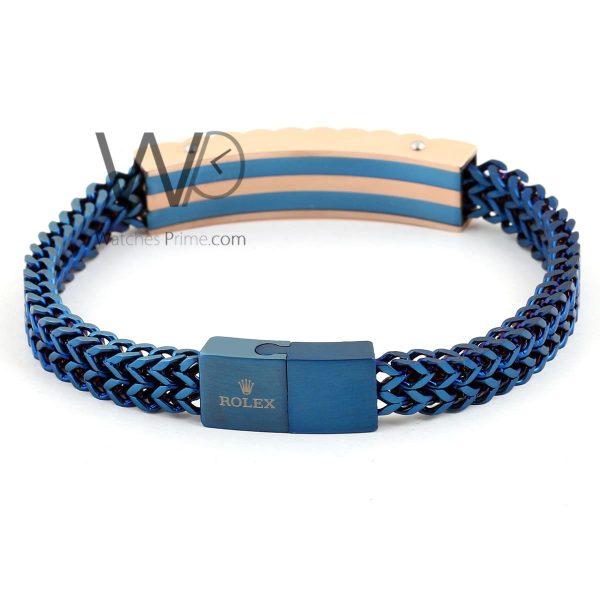 Rolex stainless steel blue men's bracelet | Watches Prime