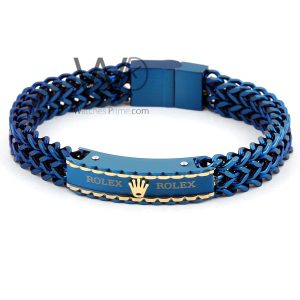 Rolex stainless steel blue men bracelet | Watches Prime