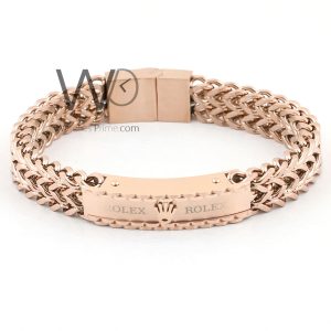 Rolex stainless steel rose gold men bracelet | Watches Prime
