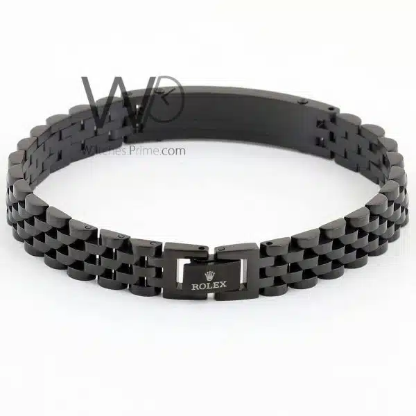 Rolex metal black men's bracelet | Watches Prime