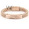 Montblanc rose gold metal men's bracelet