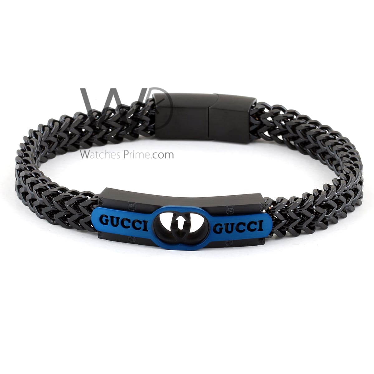 Gucci metal black men bracelet | Watches Prime