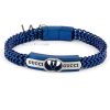 Gucci blue metal men's bracelet