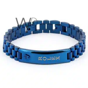 Rolex metal blue men's bracelet | Watches Prime