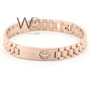 Rolex stainless steel rose gold men's bracelet | Watches Prime