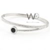 Bvlgari silver metal women's bracelet