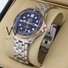 OMEGA WATCH BLUE WITH STAINLESS STEEL BELT | Watches Prime