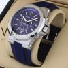 Michael Kors blue rubber strap chronograph, modern style