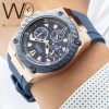 Guess Men's Watch with Blue Rubber Belt | Watches Prime Guess Men's Watch with Blue Rubber Belt | Watches Prime