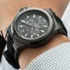 Michael Kors Chronograph Black Rubber Belt | Watches Prime
