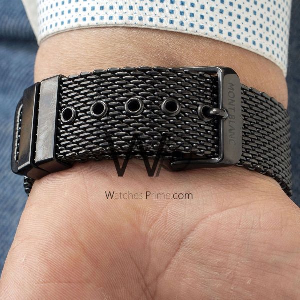 MontBlanc Watch for Men with Black strap | Watches Prime