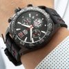 TAG HEUER FORMULA CHRONOGRAPH WATCH black WITH rubber BLACK | واتشز برايم TAG HEUER FORMULA CHRONOGRAPH WATCH black WITH rubber BLACK | واتشز برايم