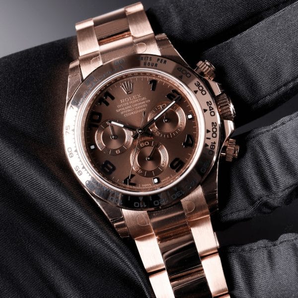 ساعة ROLEX حزام الفولاذ باللون الذهبي الوردي | واتشز برايم
