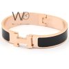 Hermes women bracelet rose gold metal