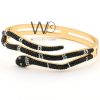 Snake women bracelet stainless steel gold