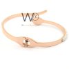 Snake rose gold metal women bracelet | Watches Prime