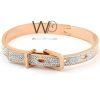 Belt Buckle rose gold metal women bracelet | Watches Prime
