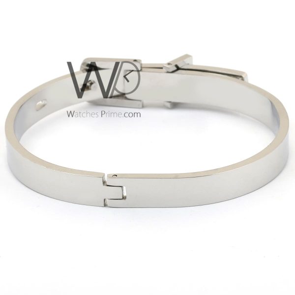 Belt Buckle silver metal women bracelet | Watches Prime