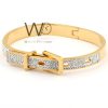 Belt Buckle gold metal women bracelet | Watches Prime