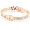 Channel metal rose gold women's bracelet | Watches Prime Channel metal rose gold women's bracelet | Watches Prime