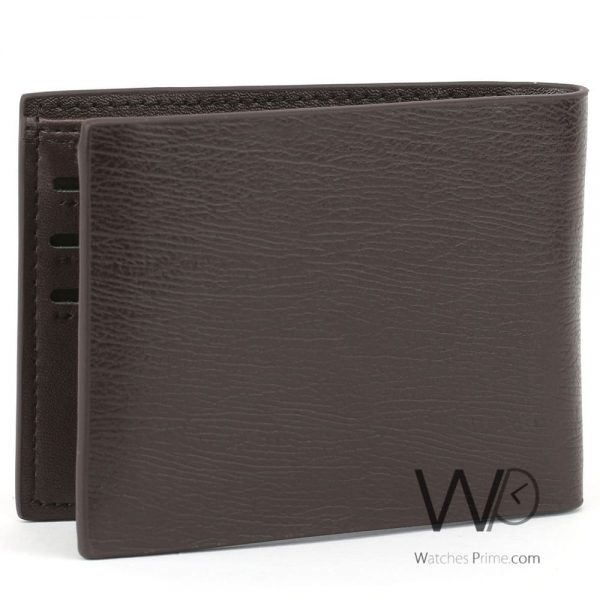 Giorgio Armani brown wallet for men | Watches Prime