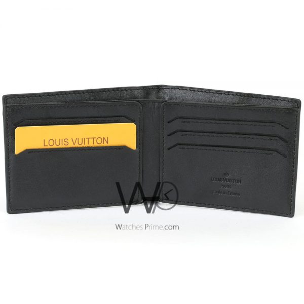 Louis Vuitton LV black wallet for men | Watches Prime