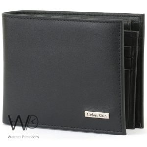 Calvin Klein CK wallet for men black | Watches Prime