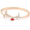 ECG metal rose gold women bracelet | Watches Prime
