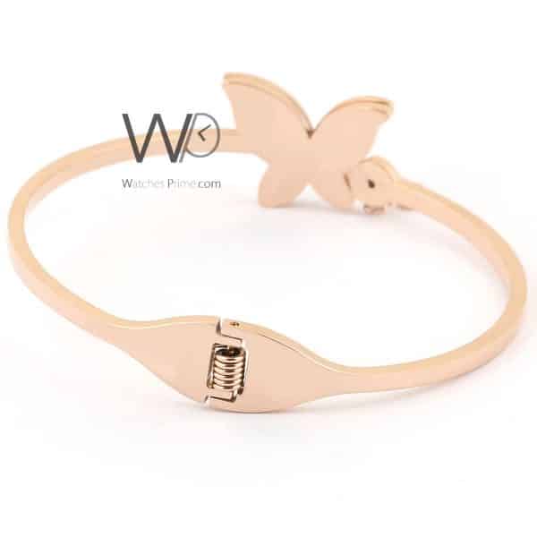 Butterfly women bracelet rose gold metal | Watches Prime