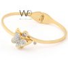 Butterfly metal gold women's bracelet