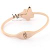 Butterfly women bracelet metal rose gold | Watches Prime