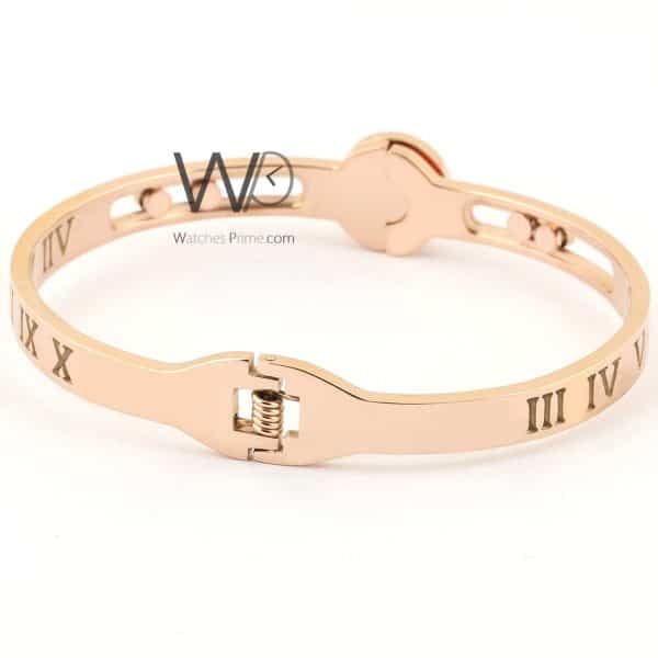 Latin Numbers women's bracelet rose gold metal | Watches Prime