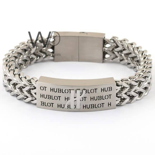 Hublot silver metal men's bracelet | Watches Prime   