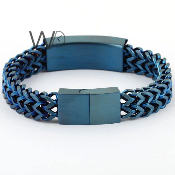 Versace metal blue men's bracelet | Watches Prime   