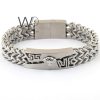 Versace metal silver men's bracelet | Watches Prime