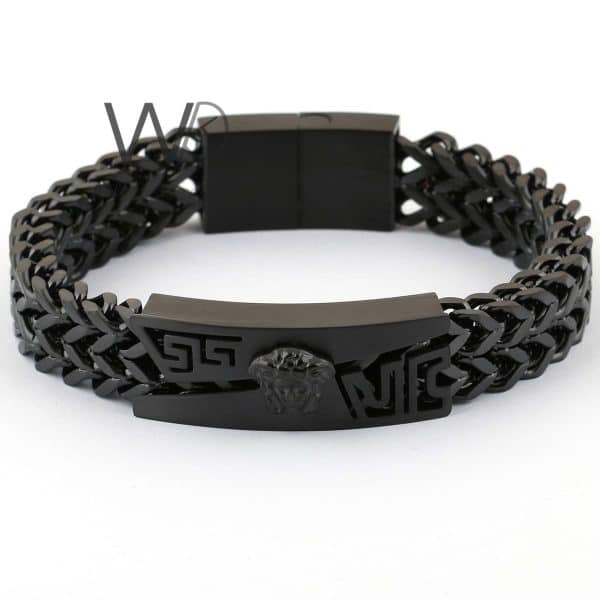 Versace metal black men's bracelet | Watches Prime   