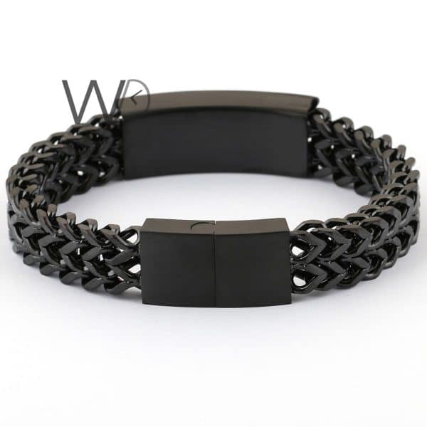 Versace metal black men's bracelet | Watches Prime
