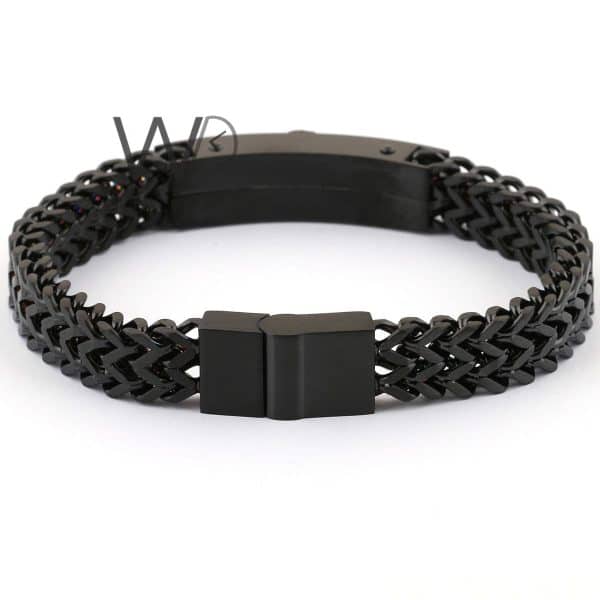 Versace black metal men's bracelet | Watches Prime