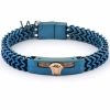 Versaceblue metal men's bracelet
